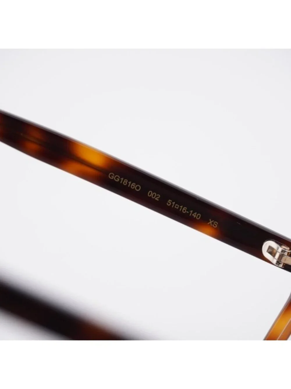 Gucci GG1816O 002 Eyeglasses Havana 51mm Cat Eye Frame